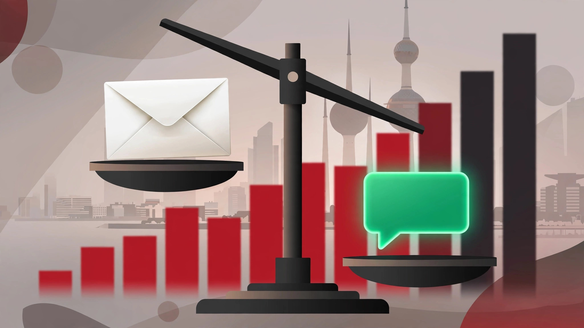 Email vs WhatsApp: What Actually Gets Opened in Kuwait