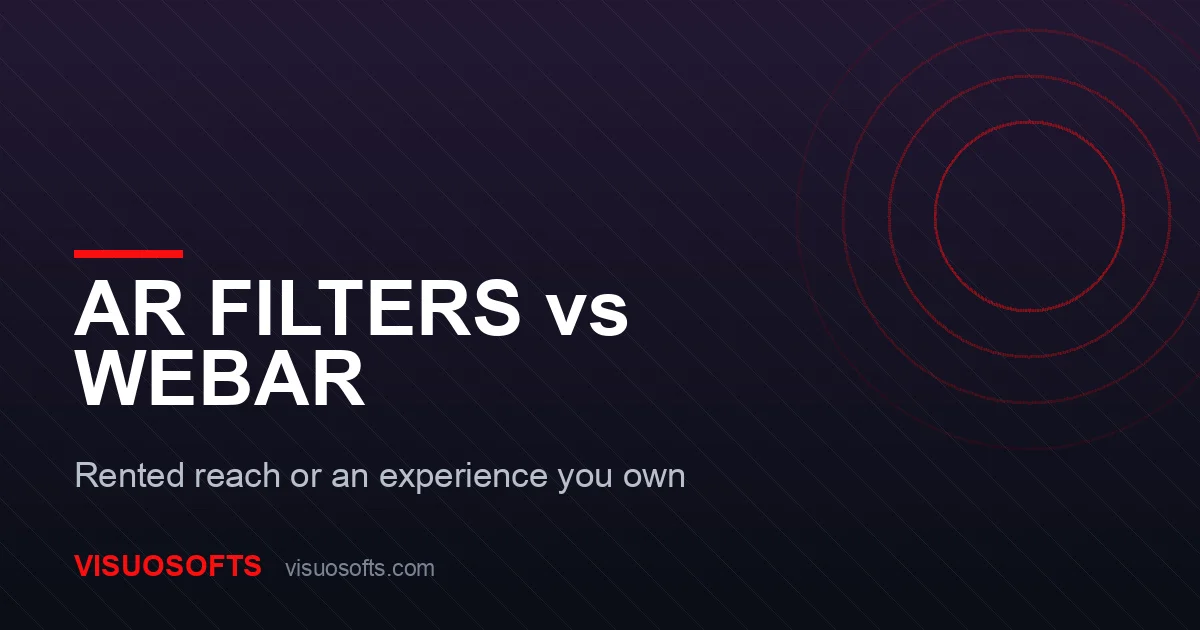AR filters versus WebAR compared for brand marketing campaigns