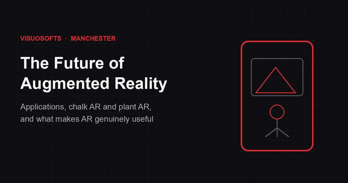 Augmented reality applications: a phone overlaying digital content on the real world